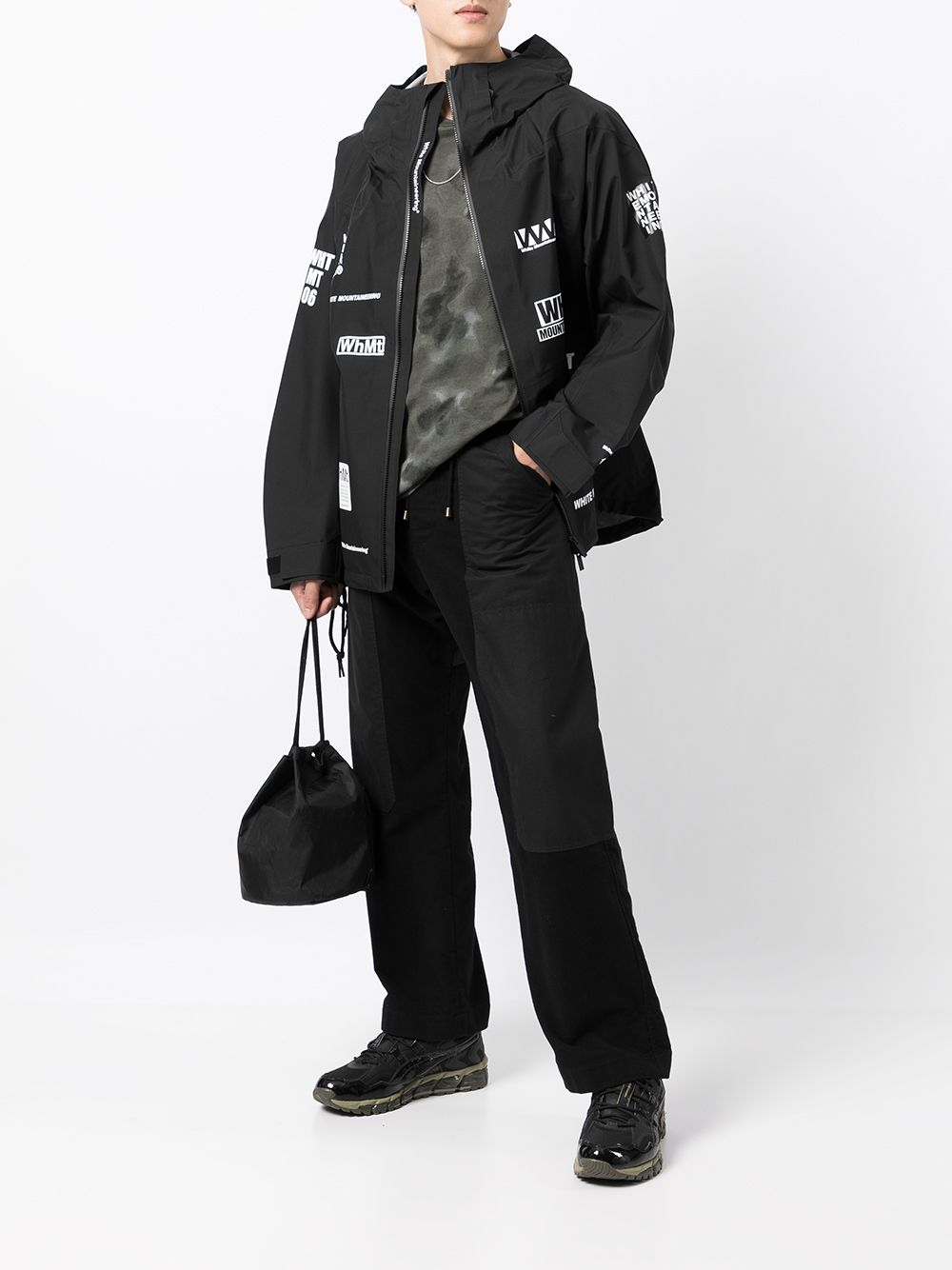 Graphic-Print Zip-Up Lightweight Jacket