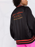 Logo Patch Bomber Jacket