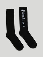 Intarsia-Logo Socks