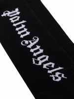Intarsia-Logo Socks