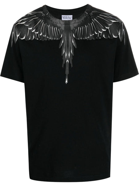 Wings-Print Cotton T-Shirt