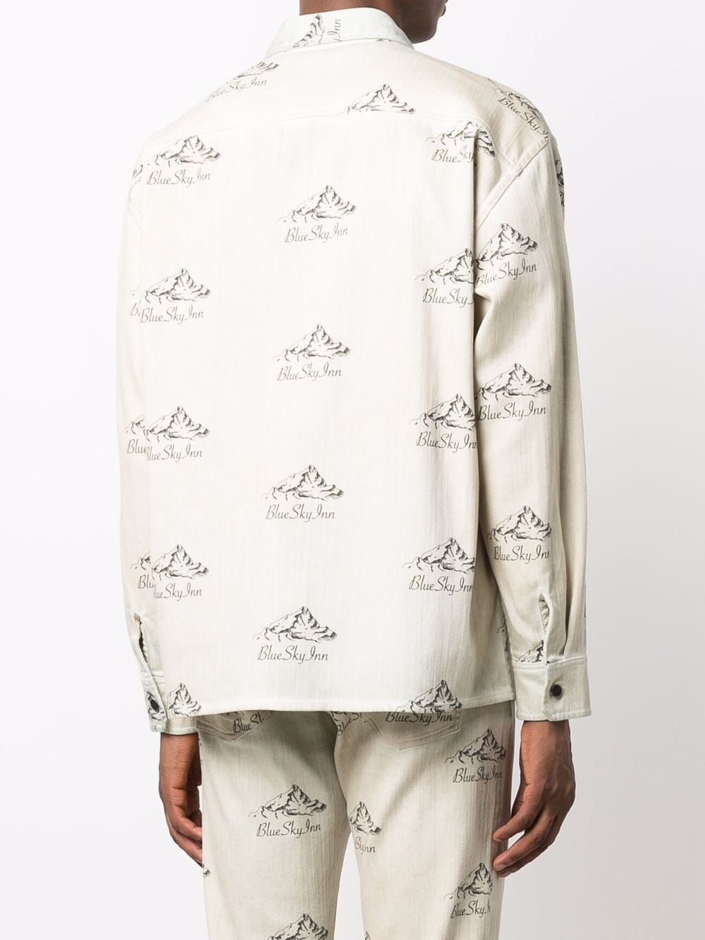 Logo Mountain-Print Jacket