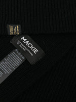 Ribbed-Knit Wool Scarf