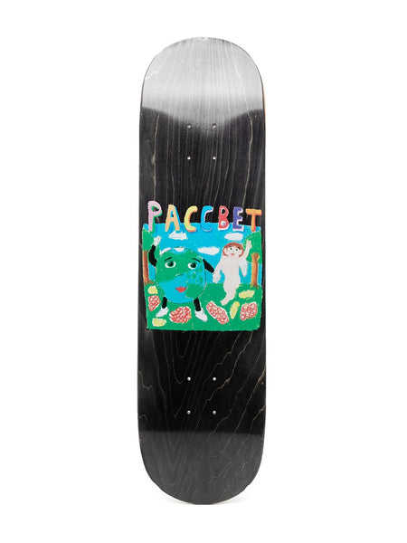 Sketch-Print Wood Skateboard Deck