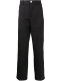 Straight-Leg Tailored Trousers