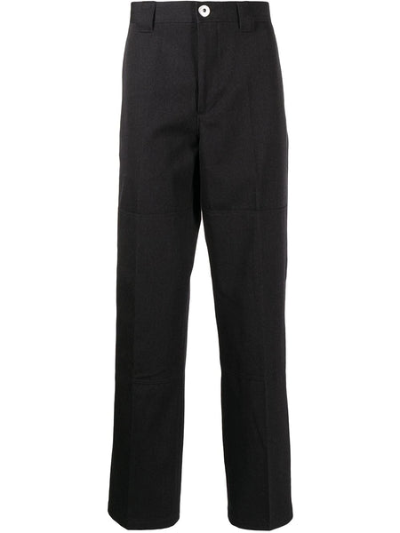 Straight-Leg Tailored Trousers