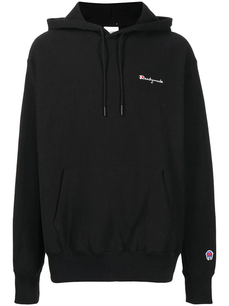 Embroidered Logo Long-Sleeve Hoodie