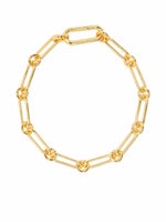 Gold-Plated Sterling Silver Box Bracelet