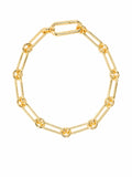 Gold-Plated Sterling Silver Box Bracelet