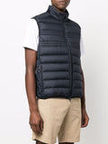 Quilted-Finish Down Gilet