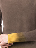 Ombré-Effect Long-Sleeved Sweater