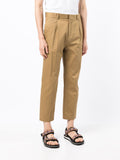 Tailored-Cut Cropped Trousers