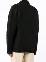 Tie-Fastened Virgin Wool Cardigan