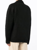 Tie-Fastened Virgin Wool Cardigan