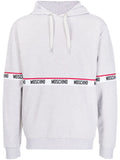 Logo-Tape Drawstring Hoodie