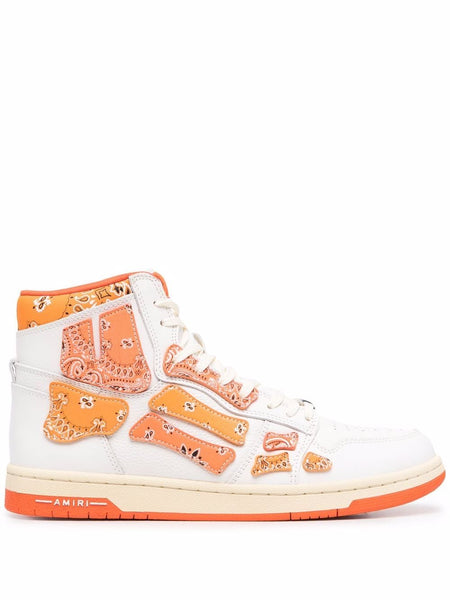 Skel-Top Hi Bandana High-Top Sneakers