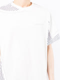 Cotton Contrast-Panel T-Shirt