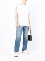 Cotton Contrast-Panel T-Shirt