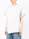 Cotton Contrast-Panel T-Shirt