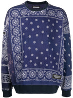 Patchwork Bandana-Print Sweatshirt