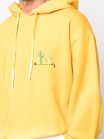 Embroidered-Design Hoodie