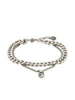 Skull-Charm Chain Bracelet