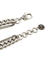 Skull-Charm Chain Bracelet