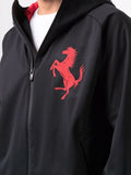 Logo-Print Zip-Up Hooded Jacket
