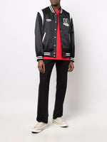 Patch-Detail Bomber Jacket