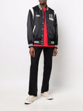 Patch-Detail Bomber Jacket