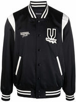 Patch-Detail Bomber Jacket
