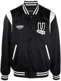 Patch-Detail Bomber Jacket