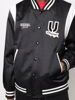 Patch-Detail Bomber Jacket