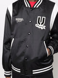 Patch-Detail Bomber Jacket