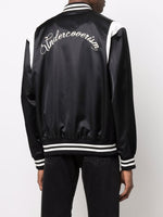 Patch-Detail Bomber Jacket