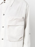 Chest Pockets Buttoned Overshirt