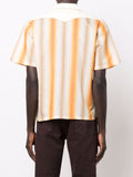 Stripe-Print Short-Sleeved Shirt