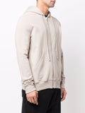 Embroidered-Logo Zip-Up Hoodie