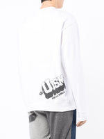 Logo-Print Crew Neck Sweatshirt