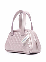 Quilted Faux Leather Tote