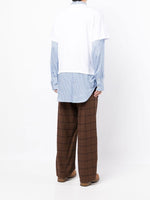Stripe-Panel Detail Shirt