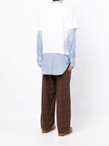Stripe-Panel Detail Shirt