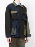 Panelled-Design Military Jacket