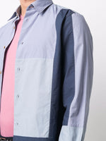 Colour-Block Panel Shirt