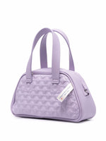Small Diamond-Quilted Tote Bag