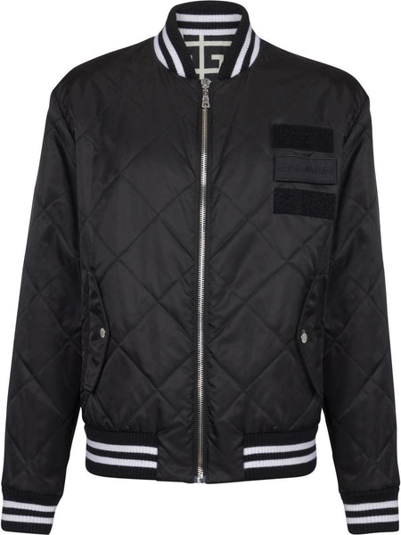 Quilted Bomber Jacket