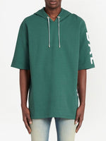 Short-Sleeved Cotton Hoodie