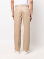 Buckle-Fastened Straight Trousers