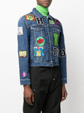 Keith Haring Logo Patch Denim Jacket