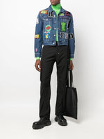 Keith Haring Logo Patch Denim Jacket